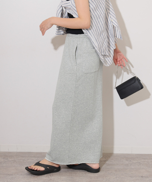 JOURNAL STANDARD relume（ジャーナルスタンダード　レリューム）の「《WEB限定追加3》スウェットマキシスカート（スカート・レディース・ブラック系その他/グレー・FREE）」の20枚目の写真