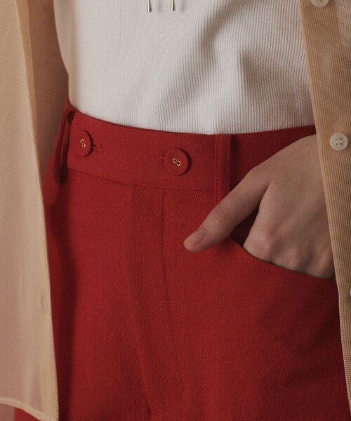 Diagram（ダイアグラム）の「ストレッチフレアパンツ（その他パンツ・レディース・ベージュ/レッド/ブラック・36/38）」の7枚目の写真