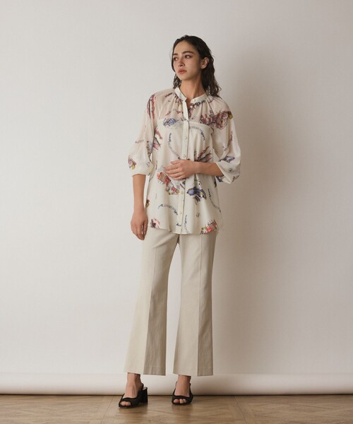 Diagram（ダイアグラム）の「ストレッチフレアパンツ（その他パンツ・レディース・ベージュ/レッド/ブラック・36/38）」の11枚目の写真