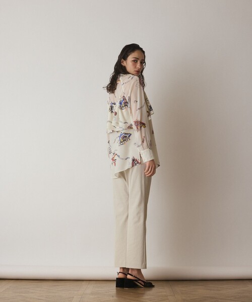 Diagram（ダイアグラム）の「ストレッチフレアパンツ（その他パンツ・レディース・ベージュ/レッド/ブラック・36/38）」の12枚目の写真