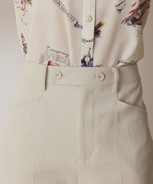 Diagram（ダイアグラム）の「ストレッチフレアパンツ（その他パンツ・レディース・ベージュ/レッド/ブラック・36/38）」の17枚目の写真