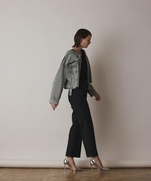 Diagram（ダイアグラム）の「ストレッチフレアパンツ（その他パンツ・レディース・ベージュ/レッド/ブラック・36/38）」の22枚目の写真