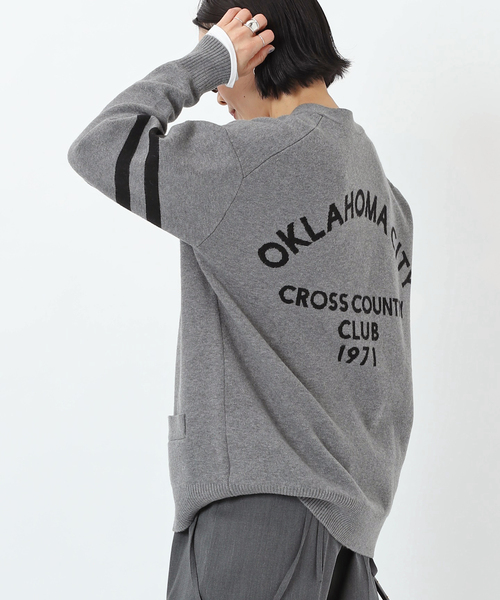 St.Johns 3rd club（セントジョンズサードクラブ）の「【St.Johns 3rd Club】OKLAHOMA CITY cardigan（ニット/セーター・レディース・グレー/ブラック系その他・FREE）」の10枚目の写真