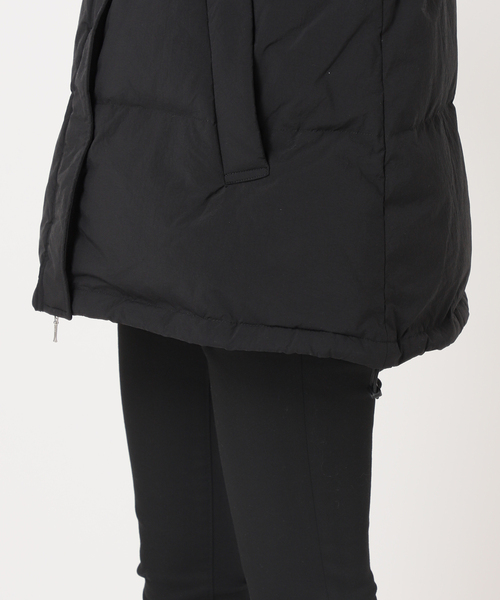 JOURNAL STANDARD（ジャーナルスタンダード）の「ナイロンタフタダウンベスト（ダウンベスト・レディース・ベージュ/ブラック・FREE）」の12枚目の写真