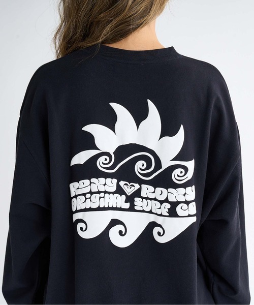 ROXY（ロキシー）の「FIRST DAY/ロキシーバックプリントオーバーサイズシルエット長袖ロンT（Tシャツ/カットソー・レディース・ホワイト/ブラック/イエロー/グレー・LARGE/MEDIUM/SMALL）」の13枚目の写真
