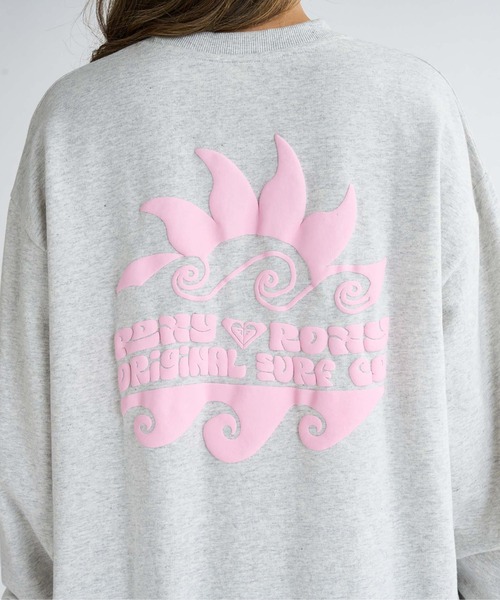 ROXY（ロキシー）の「FIRST DAY/ロキシーバックプリントオーバーサイズシルエット長袖ロンT（Tシャツ/カットソー・レディース・ホワイト/ブラック/イエロー/グレー・LARGE/MEDIUM/SMALL）」の18枚目の写真