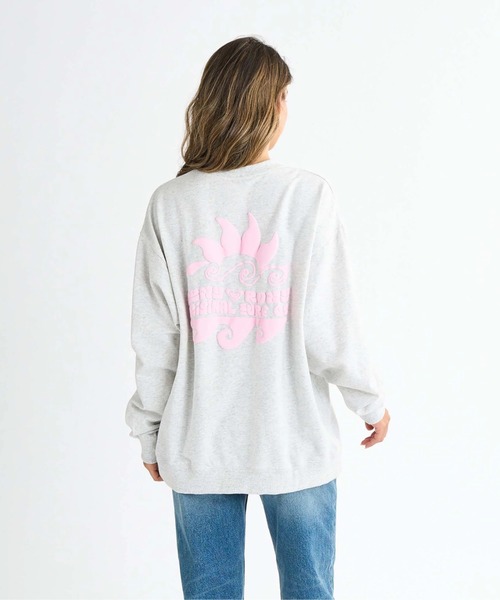 ROXY（ロキシー）の「FIRST DAY/ロキシーバックプリントオーバーサイズシルエット長袖ロンT（Tシャツ/カットソー・レディース・ホワイト/ブラック/イエロー/グレー・LARGE/MEDIUM/SMALL）」の16枚目の写真