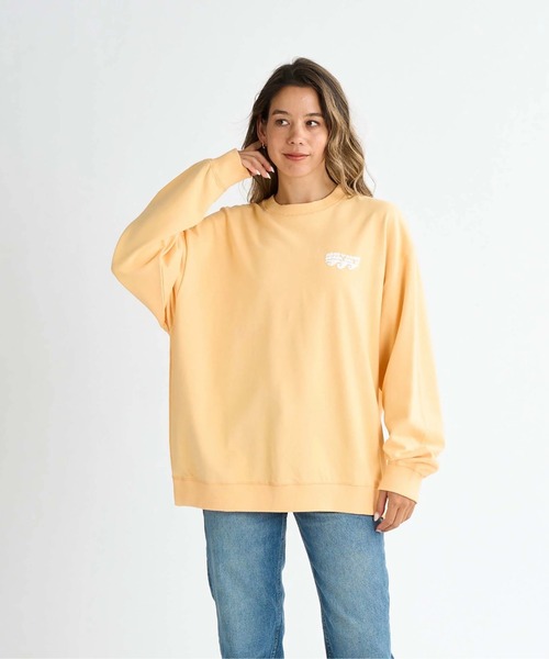 ROXY（ロキシー）の「FIRST DAY/ロキシーバックプリントオーバーサイズシルエット長袖ロンT（Tシャツ/カットソー・レディース・ホワイト/ブラック/イエロー/グレー・LARGE/MEDIUM/SMALL）」の21枚目の写真