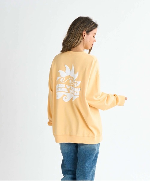 ROXY（ロキシー）の「FIRST DAY/ロキシーバックプリントオーバーサイズシルエット長袖ロンT（Tシャツ/カットソー・レディース・ホワイト/ブラック/イエロー/グレー・LARGE/MEDIUM/SMALL）」の22枚目の写真