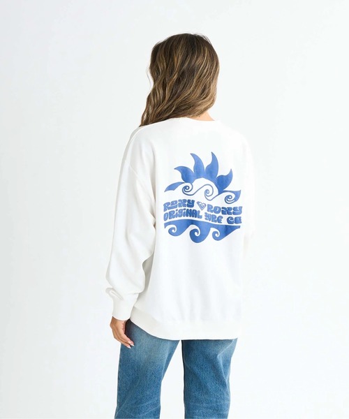 ROXY（ロキシー）の「FIRST DAY/ロキシーバックプリントオーバーサイズシルエット長袖ロンT（Tシャツ/カットソー・レディース・ホワイト/ブラック/イエロー/グレー・LARGE/MEDIUM/SMALL）」の6枚目の写真