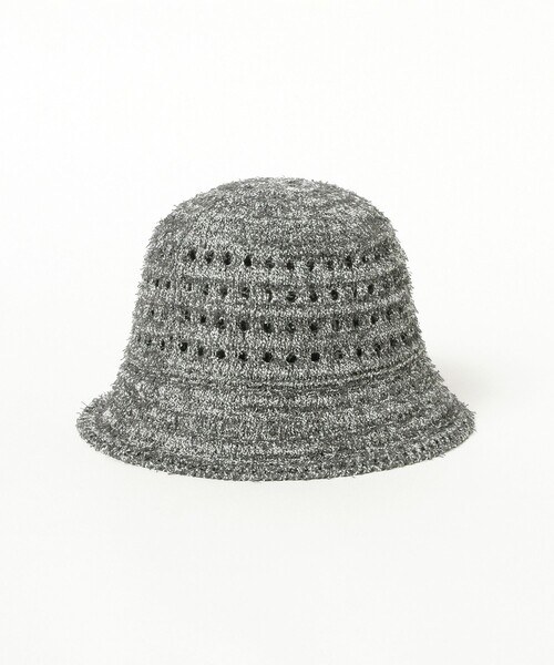 Ray BEAMS(レイビームス)の「透かし編み ハット(ハット・レディース・グレー/ミント・ONE SIZE)」の10枚目の写真