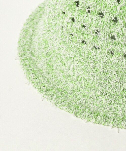 Ray BEAMS(レイビームス)の「透かし編み ハット(ハット・レディース・グレー/ミント・ONE SIZE)」の16枚目の写真