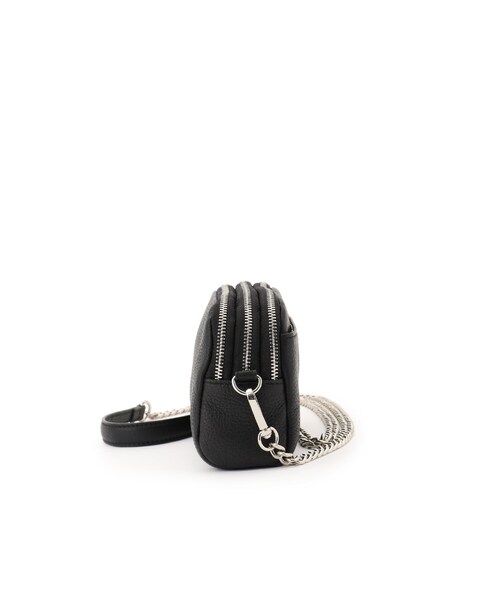 DRESSTERIOR（ドレステリア）の「チェーンストラップマルチポケットポーチ（ショルダーバッグ・レディース・ライトイエロー系/ブラック/シルバー・00）」の9枚目の写真