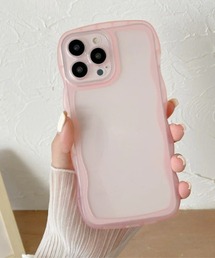 Mayree | 【float】ウェーブデザイン クリア iPhoneケース【iPhoneシリーズ/各種機種対応】 (ストラップホールあり)(スマホケース/カバー)