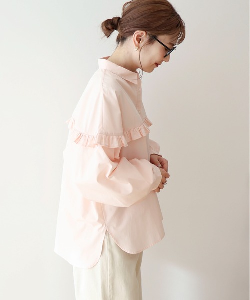 専用adore アイボリー シルク フリル付きシャツ 38 専用adore アイボリー シルク フリル付きシャツ 38 - メルカリ
