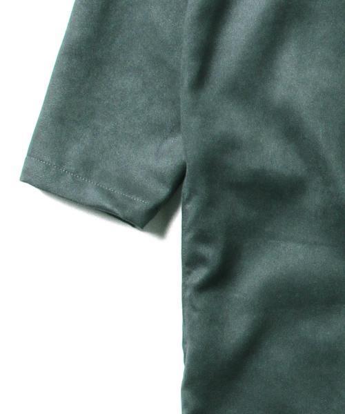 BEAMS LIGHTS Women's（ビームスライツ ウィメンズ）の「BEAMS LIGHTS / フェイクスエード Vネックワンピース（ワンピース・レディース・ベージュ/ブラウン/ダークグリーン・ONE SIZE）」の12枚目の写真