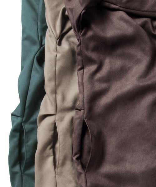 BEAMS LIGHTS Women's（ビームスライツ ウィメンズ）の「BEAMS LIGHTS / フェイクスエード Vネックワンピース（ワンピース・レディース・ベージュ/ブラウン/ダークグリーン・ONE SIZE）」の15枚目の写真