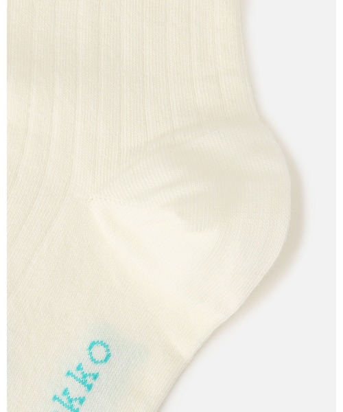 marimekko(マリメッコ)の「【kioski】Detsku Unikko / socks(ソックス/靴下・レディース・ブラック/ライトブルー・34/40/37)」の6枚目の写真