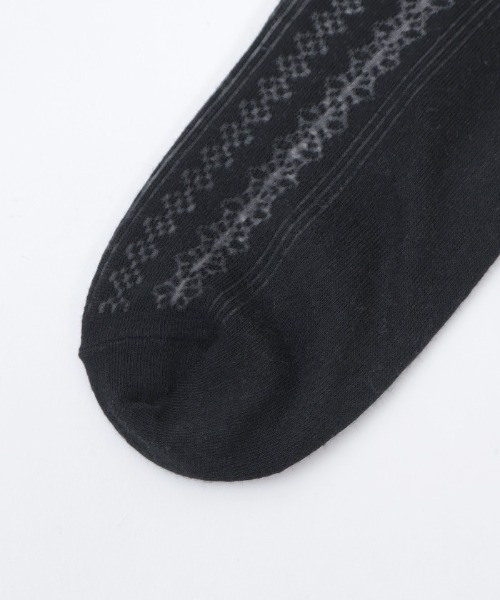 axes femme（アクシーズファム）の「ローズ刺繍透かしソックス（ソックス/靴下・レディース・キナリ/ブラック・FREE）」の16枚目の写真
