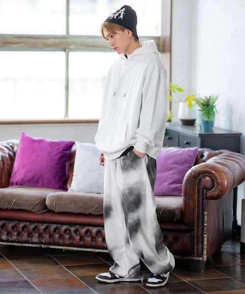 SIDEWAY STANCE（サイドウェイスタンス）の「【SIDEWAY STANCE】無地 スウェット パーカー（パーカー・メンズ・ブルー/杢グレー/アッシュ/ブラック/ネイビー/ホワイト・LARGE/X-LARGE/SMALL/MEDIUM）」の13枚目の写真