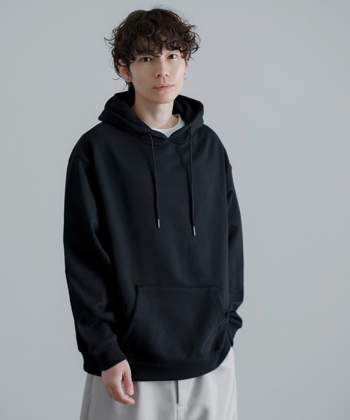 SIDEWAY STANCE（サイドウェイスタンス）の「【SIDEWAY STANCE】無地 スウェット パーカー（パーカー・メンズ・ブルー/杢グレー/アッシュ/ブラック/ネイビー/ホワイト・LARGE/X-LARGE/SMALL/MEDIUM）」の17枚目の写真