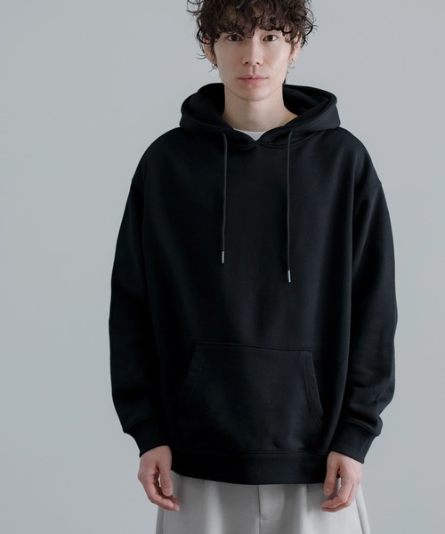 SIDEWAY STANCE（サイドウェイスタンス）の「【SIDEWAY STANCE】無地 スウェット パーカー（パーカー・メンズ・ブルー/杢グレー/アッシュ/ブラック/ネイビー/ホワイト・LARGE/X-LARGE/SMALL/MEDIUM）」の18枚目の写真