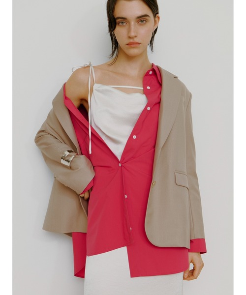 FRAY I.D ボーイフレンドシャツミニワンピース ボーイフレンドシャツミニワンピース(ミニワンピース