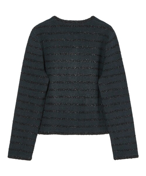 ペーパーシャギーモール ジャケット カーディガン（カーディガン