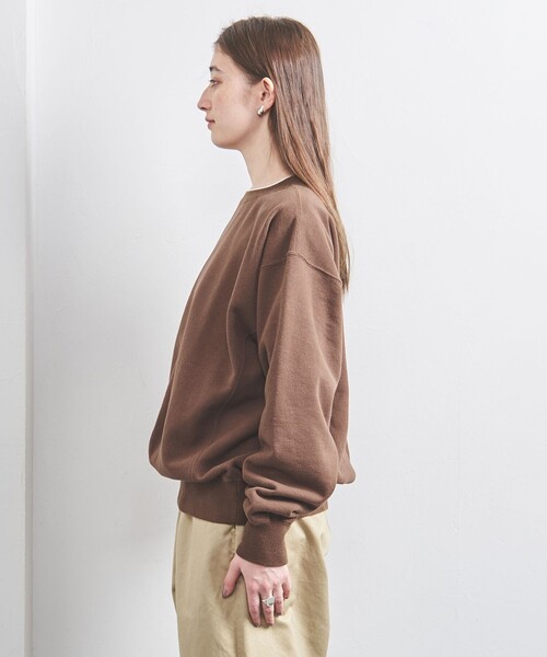 FILL THE BILL（フィルザビル）の「【別注】＜FILL THE BILL＞スウェット プルオーバー（スウェット・レディース・ダークブラウン/オフホワイト・FREE）」の7枚目の写真