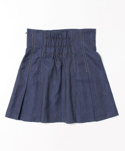 REDYAZEL(レディアゼル)の「【セットアップ可能】デニムライクタックプリーツミニスカート(スカート・レディース・ネイビー/ブラック・SMALL/MEDIUM)」の19枚目の写真