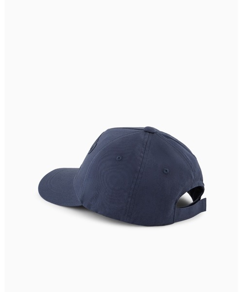 EMPORIO ARMANI(エンポリオアルマーニ)の「【エンポリオ アルマーニ】ベースボールキャップ エンボスロゴ刺繍(キャップ・メンズ・ネイビー/グレイッシュベージュ・FREE)」の3枚目の写真