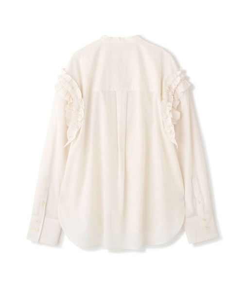 ETRE フリルトップス SANTEスタンドカラーフリルトップス（シャツ/ブラウス）｜ETRE