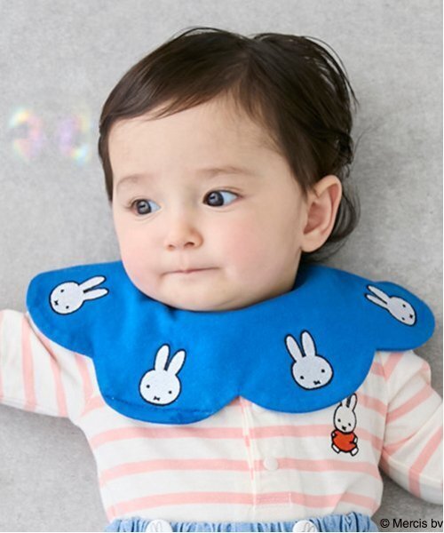 petit main(プティマイン)の「【Miffy】刺繍スタイ(スタイ/よだれかけ・キッズ・ネイビー/イエロー/オレンジ・F)」の7枚目の写真