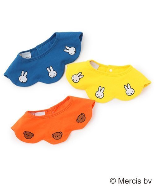 petit main(プティマイン)の「【Miffy】刺繍スタイ(スタイ/よだれかけ・キッズ・ネイビー/イエロー/オレンジ・F)」の10枚目の写真