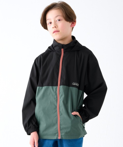 KRIFF MAYER Kid's Collection（クリフメイヤーキッズコレクション）の「【撥水・防汚・UVカット】さらさらエアージャケット（その他アウター・キッズ・ベージュ/レンガ/ブラック/ナチュラル・120/130/140/150/160/170）」の2枚目の写真