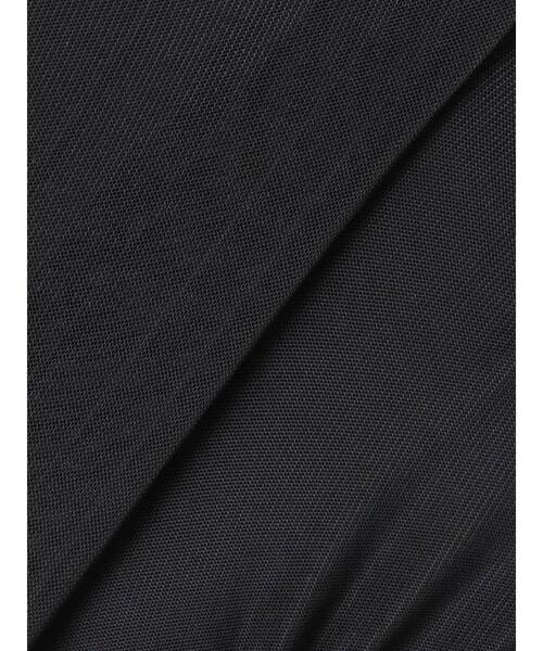 EMODA(エモダ)の「チョーカーリボンシアートップ(Tシャツ/カットソー・レディース・ブラック/ブルー/グリーン・FREE)」の9枚目の写真