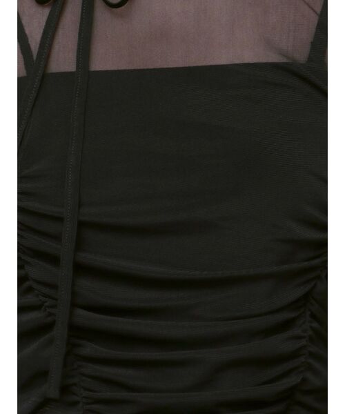 EMODA(エモダ)の「チョーカーリボンシアートップ(Tシャツ/カットソー・レディース・ブラック/ブルー/グリーン・FREE)」の13枚目の写真