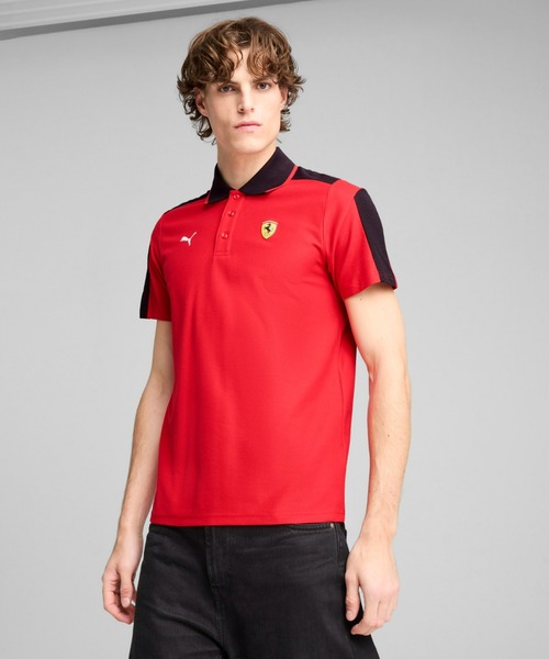 【マロ君専用】プーマ メンズ フェラーリ チーム 半袖 ポロシャツ PUMA プーマ メンズ フェラーリ チーム 半袖 ポロシャツ