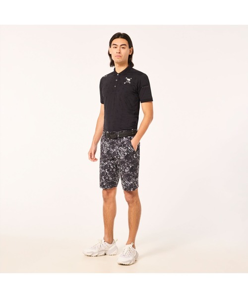 OAKLEY(オークリー)の「オークリ― SKULL COOL STRETCH BREATH SHIRT / POLO SHIRT ポロシャツ/ GOLF ゴルフ/OAKLEY(シャツ/ブラウス・メンズ・ブラック/ネイビー・S)」の3枚目の写真