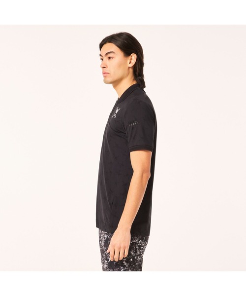 OAKLEY(オークリー)の「オークリ― SKULL COOL STRETCH BREATH SHIRT / POLO SHIRT ポロシャツ/ GOLF ゴルフ/OAKLEY(シャツ/ブラウス・メンズ・ブラック/ネイビー・S)」の6枚目の写真