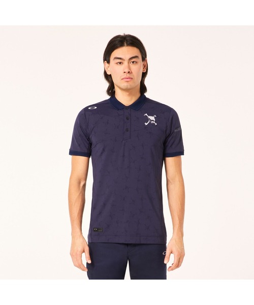 OAKLEY(オークリー)の「オークリ― SKULL COOL STRETCH BREATH SHIRT / POLO SHIRT ポロシャツ/ GOLF ゴルフ/OAKLEY(シャツ/ブラウス・メンズ・ブラック/ネイビー・S)」の16枚目の写真