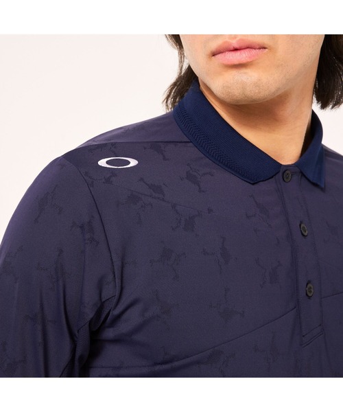 OAKLEY(オークリー)の「オークリ― SKULL COOL STRETCH BREATH SHIRT / POLO SHIRT ポロシャツ/ GOLF ゴルフ/OAKLEY(シャツ/ブラウス・メンズ・ブラック/ネイビー・S)」の19枚目の写真