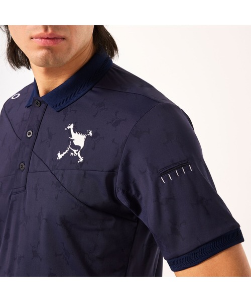 OAKLEY(オークリー)の「オークリ― SKULL COOL STRETCH BREATH SHIRT / POLO SHIRT ポロシャツ/ GOLF ゴルフ/OAKLEY(シャツ/ブラウス・メンズ・ブラック/ネイビー・S)」の17枚目の写真
