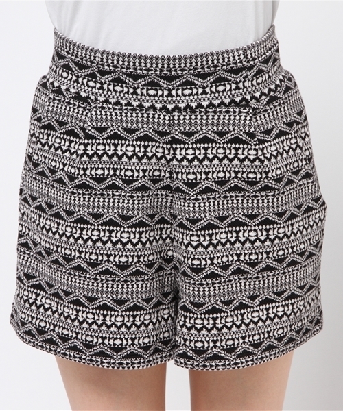 Heather（ヘザー）の「カットジャガードトライバルショートパンツ　706844（その他パンツ・レディース・ブラック系その他/グレー系その他・FREE）」の8枚目の写真