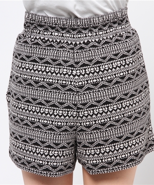 Heather（ヘザー）の「カットジャガードトライバルショートパンツ　706844（その他パンツ・レディース・ブラック系その他/グレー系その他・FREE）」の9枚目の写真