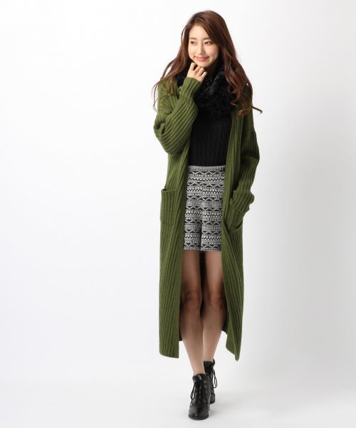 Heather（ヘザー）の「カットジャガードトライバルショートパンツ　706844（その他パンツ・レディース・ブラック系その他/グレー系その他・FREE）」の3枚目の写真