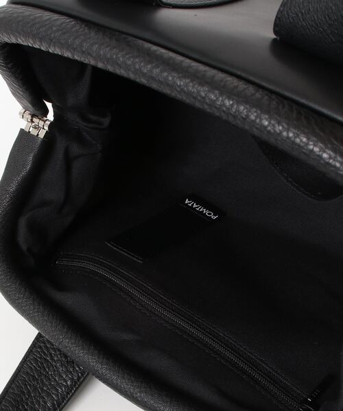 POMTATA（ポンタタ）の「POMTATA/ポンタタ/FL TOTE / S（トートバッグ・レディース・ブラック・F）」の4枚目の写真