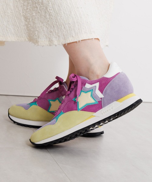 HIMIKO(ヒミコ)の「【HIMIKO】ランニングインスパイアスニーカー【GHALA (ガラ)】/607001(スニーカー・レディース・ピンク/パープル/シルバー/ブラック・35/36/37/38/39)」の2枚目の写真