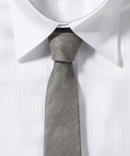 TETE HOMME（テットオム）の「フレンチリネンタイ（ネクタイ・メンズ・ネイビー/ブルー系その他/グレー系その他/ブルー系その他2/ブルー系その他3/グリーン/グリーン系その他/グレー・FREE）」の2枚目の写真