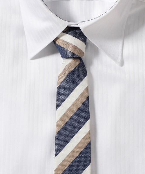 TETE HOMME（テットオム）の「フレンチリネンタイ（ネクタイ・メンズ・ネイビー/ブルー系その他/グレー系その他/ブルー系その他2/ブルー系その他3/グリーン/グリーン系その他/グレー・FREE）」の8枚目の写真